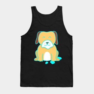 Sitting Dog Tank Top